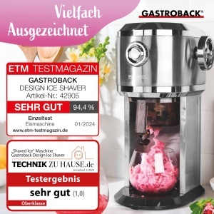 Masina de Slush Gastroback, Raspel ajustabil, Capacitate 1.5L - Img 4