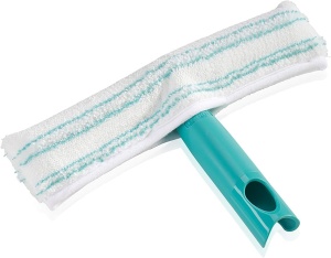 Masina de spalat geamuri Leifheit M cu capac de jur imprejur, curatator de geamuri cu putere dubla de curatare, stergator de geamuri de 26 cm si pentru geamuri mari