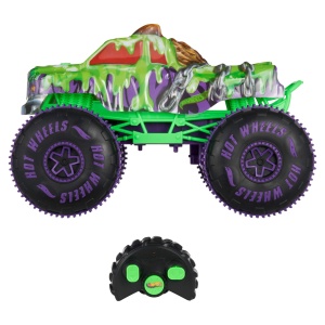 Masina de Teren Radiocomandata Hot Wheels Wreckin Wolf, 115, Stunts, Gelande - Img 4