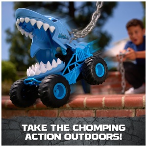 Masina de Teren RC Monster Jam Chomping Megalodon 115, 3 moduri de joc, 34.8 cm - Img 7