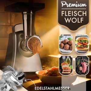 Masina de tocat carne Bomann FW 6067 CB, 1000W, cu accesorii pentru biscuiti si carnati - Img 5