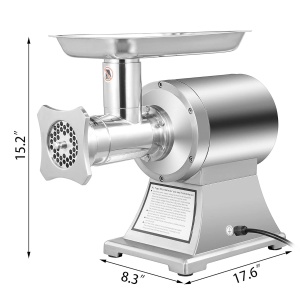 Masina de tocat carne electrica VEVOR 1100 W, inox, 150 kgh - Img 2