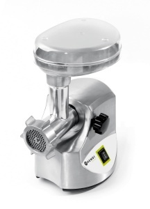 Masina de tocat carne HENDI, 400W, 2 site, 3 accesorii, roz
