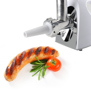 Masina de tocat carne Tristar VM-4210 - 3 discuri perforate - Compact - Alb - 1200 Watt - Img 4