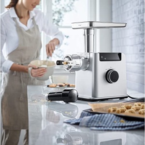 Masina de tocat carne WMF Profi Plus 350W Functie revers Kebbe si accesorii pentru carnati - Img 11