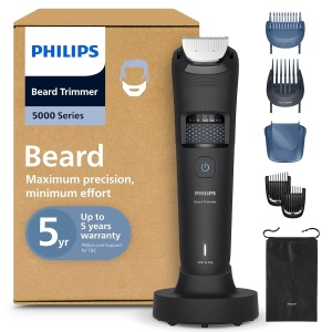 Masina de tuns barba Philips BT578530 - 40 lungimi, metal, 100 waterproof