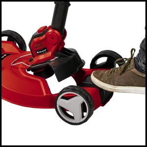 Masina de tuns iarba cu acumulator Einhell GE-CT 18/28 Li TC-Solo Power X-Change (18 V, incl. carucior de tuns, linie de taiere cu latime de 28 cm, fara baterie si incarcator) - Img 6