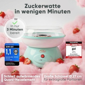 Masina de Zahar Cotomata Clatronic ZWM 3478, 500W, cu 10 Betisoare si Spritzschutz - Img 2