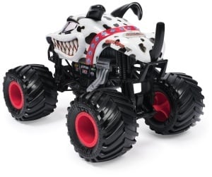 Masina Monster Truck Dalmatian 124 - Detalii Autentice, Culoare Albastra - Img 3