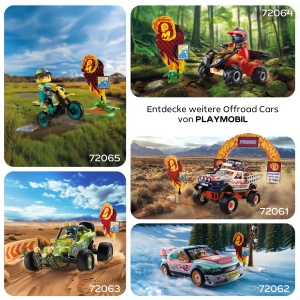 Masina Offroad PLAYMOBIL 72061 cu Seilwinde si Bruckenplatten pentru copii de la 4 ani - Img 5