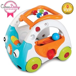 Masinuta de Activitate Infantino 3-in-1, Multicolora, pentru Bebei - Img 9