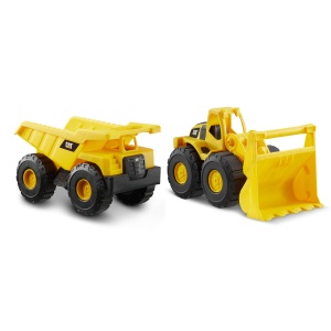 Masinuta de Constructie Caterpillar CAT 82046 - 2 Piese, GalbenNegru