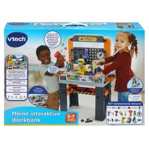 Masinuta de lucru VTech cu 60 accesorii - jucarie educativa - Img 7