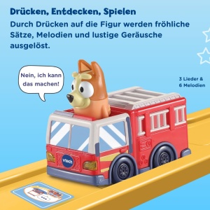 Masinuta Interactiva VTech Tut Tut Baby Flitzer Bingo - Culoare Rosie, cu Sunete si Lumini - Img 3