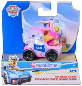 Masinuta Paw Patrol - Pup Squad Racer, 6.5 cm, cu roti functionale, pentru copii - Img 7