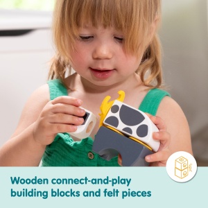 Melissa Doug Blockables Set Ferma 56 Piese Constructie Creativa FSC - Img 7