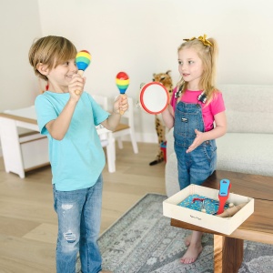 Melissa si Doug O trupa in cutie | Jucarii educationale | Jucarii muzicale pentru copii | 3+ | Cadou pentru baiat sau fata - Img 2