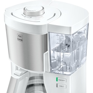 Melitta Look Perfection - Filtru de cafea - cu ulcior de sticla - Drip Stop - 10 cani - albotel inoxidabil 1025-05 - Img 3