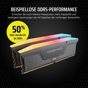 Memorie RAM CORSAIR Vengeance RGB RS DDR5 16GB (2 x 8GB) 6000MHz RGB - Img 3