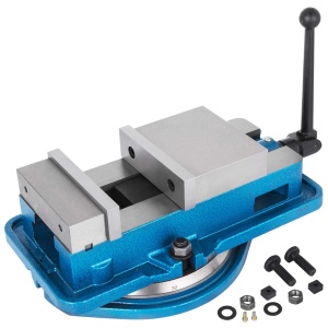 Menghina profesionala VEVOR 125 mm cu baza rotativa 360deg si forta de prindere 24 KN