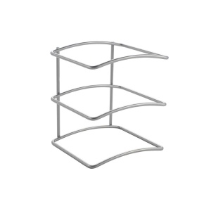 Metaltex Folienrollenspender Metallicgrau Organizator Bucatarie 12x14x15 cm - Img 2