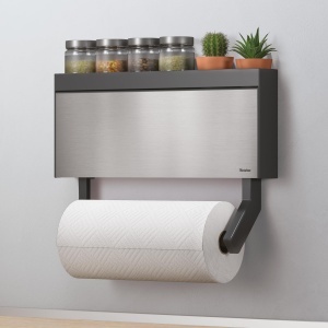Metaltex Tango INOX Suport pentru 3 Role Front din Otel Inoxidabil Argintiu - Img 2