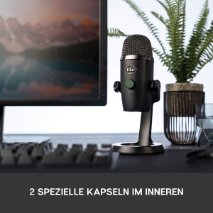 Microfon USB Blue Yeti Nano Negru Premium pentru Streaming si Podcasting - Img 10