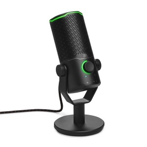 Microfon USB JBL Quantum Stream, 4 Directivitati, 3 Microfoane Condensator, Negru