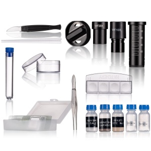 Microscop Bresser Junior BIOLUX SEL, 40x-1600x, cu suport pentru smartphone, rosu - Img 9