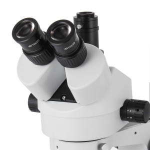 Microscop stereo VEVOR 35X-90X Trinocular Zoom rotire 360deg lentile din sticla optica - Img 8