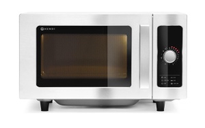 Microunde HENDI 1000W, 25L, inox, cu control mecanic