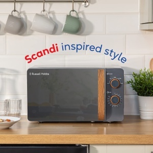 Microunde Russell Hobbs RHMM713G 700W Gri Design Scandinav 5 Niveluri de Putere - Img 4