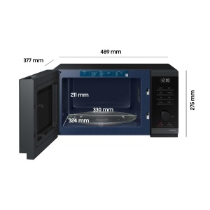Microunde Samsung MS23DG4504AGE1, 23 l, 800 W, Negru Inoxidabil - Img 2