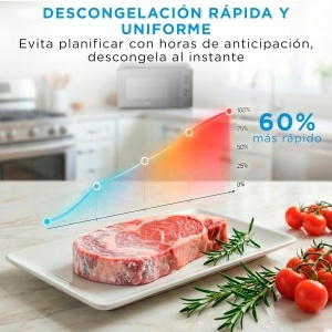 Microwaive Midea MMO-MMP01MZES, 20 Litri, 700 W, Negru - Img 4