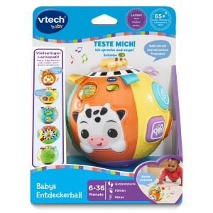 Minge de joc VTech Baby - Babys Entdeckerball, 5 suprafete, 6-36 luni - Img 8