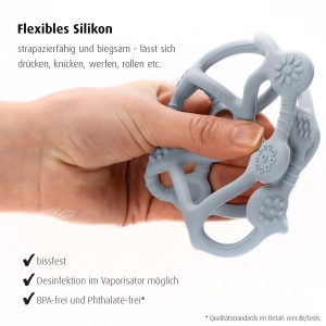 Minge de mestecat si apucat Reer BitePlay din silicon, anti-BPA, flexibila - Img 4