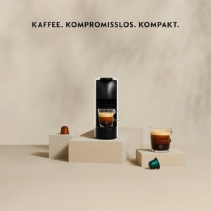 Mini aparat de cafea cu capsule Nespresso Krups Essenza, 14 capsule, 19 bar, mod de economisire a energiei, 1260 wati, volum rezervor de apa de 0,6 l, carcasa foarte mica, negru, clasa energetica A, XN1108 - Img 5