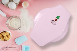Mini-Cookie-Maker Bestron AAW700P, 700W, Culoare Rosa, Antihaft - Img 4