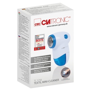Mini curatator textil Clatronic TC 3758 portabil lama din otel inoxidabil albalbastru - Img 6