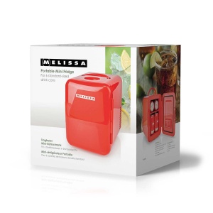 Mini Frigider Melissa 16580009, 4L, 220V12V, cu Functie de Racire si Incalzire, Rosu - Img 10
