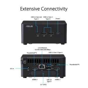 Mini PC ASUS NUC 14 Pro Slim Kit RNUC14RVKI300002I, putere mare, design compact - Img 3