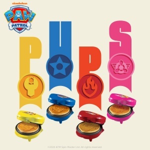 Mini Waffeleisen Bestron APP500RHY Paw Patrol Rubble Design Galben 550W - Img 5