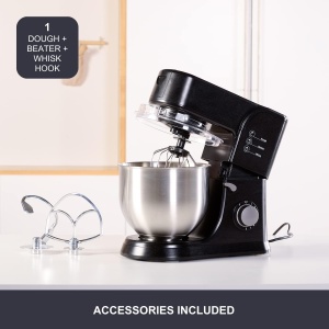 Mixer BLACKDECKER BXKM1001E 8 viteze functie Turbo bol din inox - Img 7