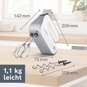 Mixer Bosch Styline MFQ4835DE 575W Alb Silentios si Puternic - Img 2
