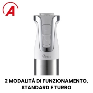 Mixer de mana Ardes NEO ARMIX02, 17400 rpm, 4 cutite, inox - Img 6