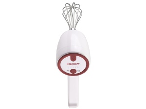 Mixer de mana Beper P102SBA007 fara fir 20W 5 viteze USB RosuAlb - Img 5