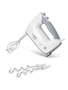 Mixer de mana Bosch ErgoMixx MFQ36400, 450 W, alb, 5 viteze