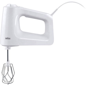 Mixer de mana Braun MultiMix 3 HM 3000, 450W, 5 viteze, alb - Img 3