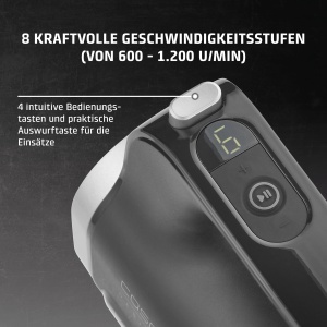 Mixer manual fara fir CASO Click Mix, 8 viteze, acumulator 2000mAh - Img 6
