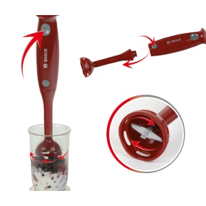 Mixer pentru copii Theo Klein 9566 Bosch, rosu, cu accesorii, pentru 3 ani - Img 3